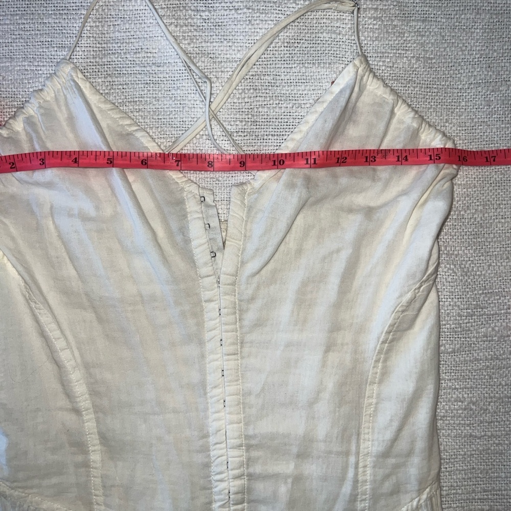 Free People Heating Up Maxi Slip Dress NWOT Small Ivory Cream - Picture 9 of 16